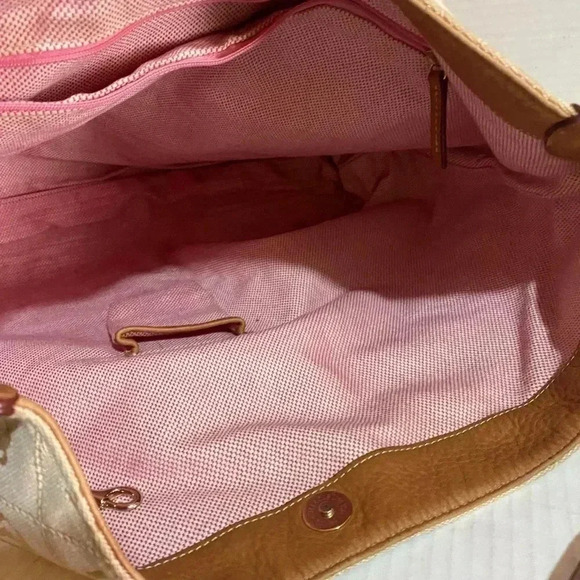 Dooney Bourke DB signature print canvas shoulder handbag - Picture 10 of 13